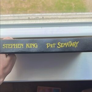 Pet Sematary Stephen King BOOK CLUB EDITION